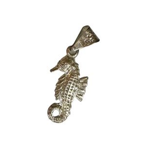 925 Mexico Vintage Sterling Silver Seahorse Pendant